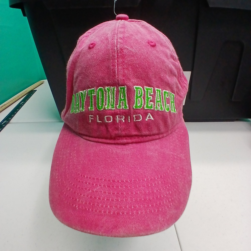 Daytona Beach Florida Hat OSFA Pink Souvenir Beachy Y2K Coastal Sunshine State